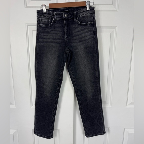 Joe's Womens‎ Size 28 Whiskered Straight Leg Denim Black Grey Jeans - Picture 1 of 9